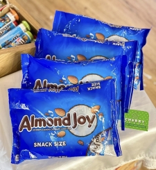 Chocolate Almond Joy Nhân Dừa & Hạnh Nhân Snack Size Mỹ 320g