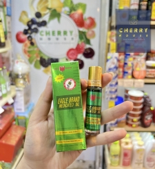 Dầu Xanh Con Ó Eagle Brand Medicated Oil 12ml (Chai Lăn)