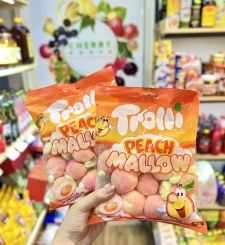 Kẹo Bông Gòn Trolli Peach Mallow Đức 150g