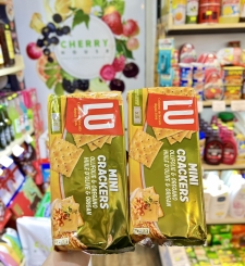 Bánh Lu Mini Crackers Olijfolie & Oregano Thuỵ Sĩ 250g