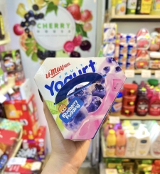 Thạch Pudding Vị Việt Quất Yogurt Fruit Umay Đài Loan 6 Cups
