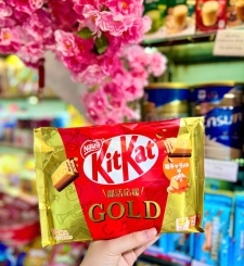 Kitkat Vị Caramel Gold Gói 10 Thanh Nhật Bản